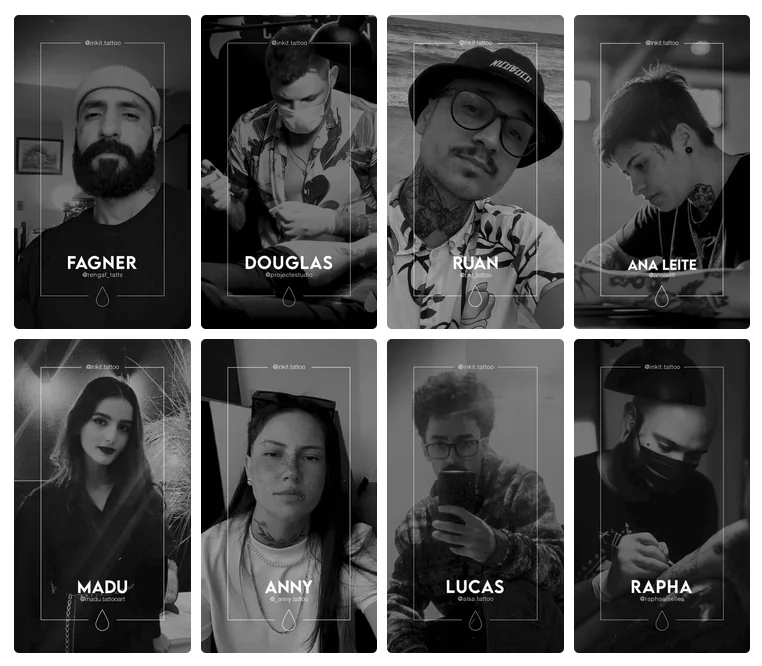 Ink It Tattoo, equipe de tatuadores